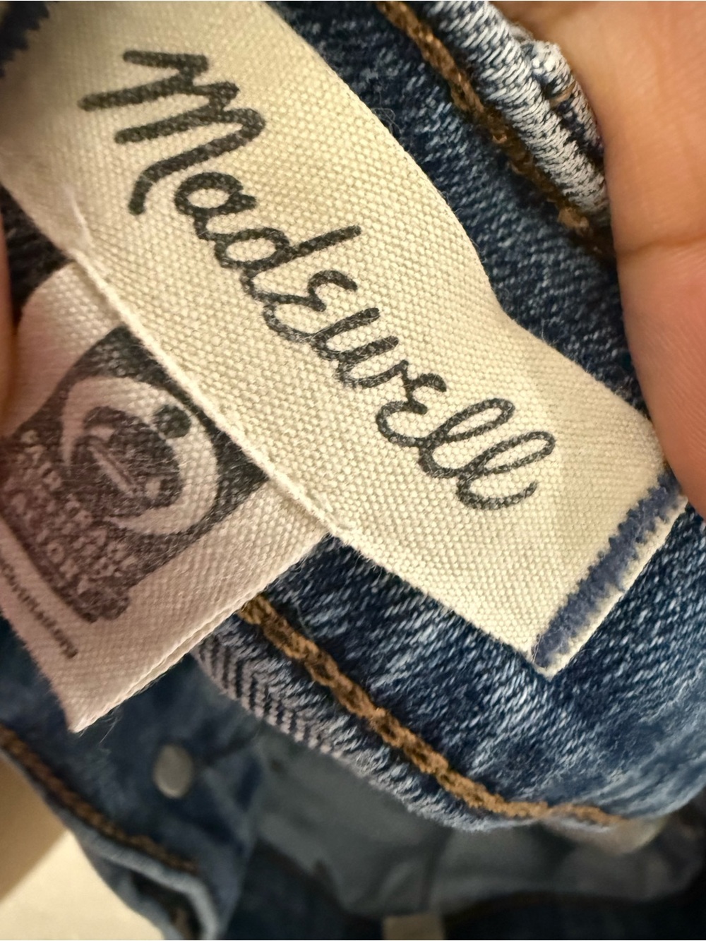 Madewell the curvy perfect vintage jeans size 29 High-Rise Dark Blue Straight - Picture 4 of 11
